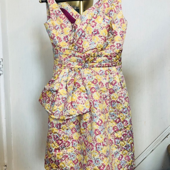 Zac Posen for Target Brocade Floral Cocktail Dress - Picture 4 of 8